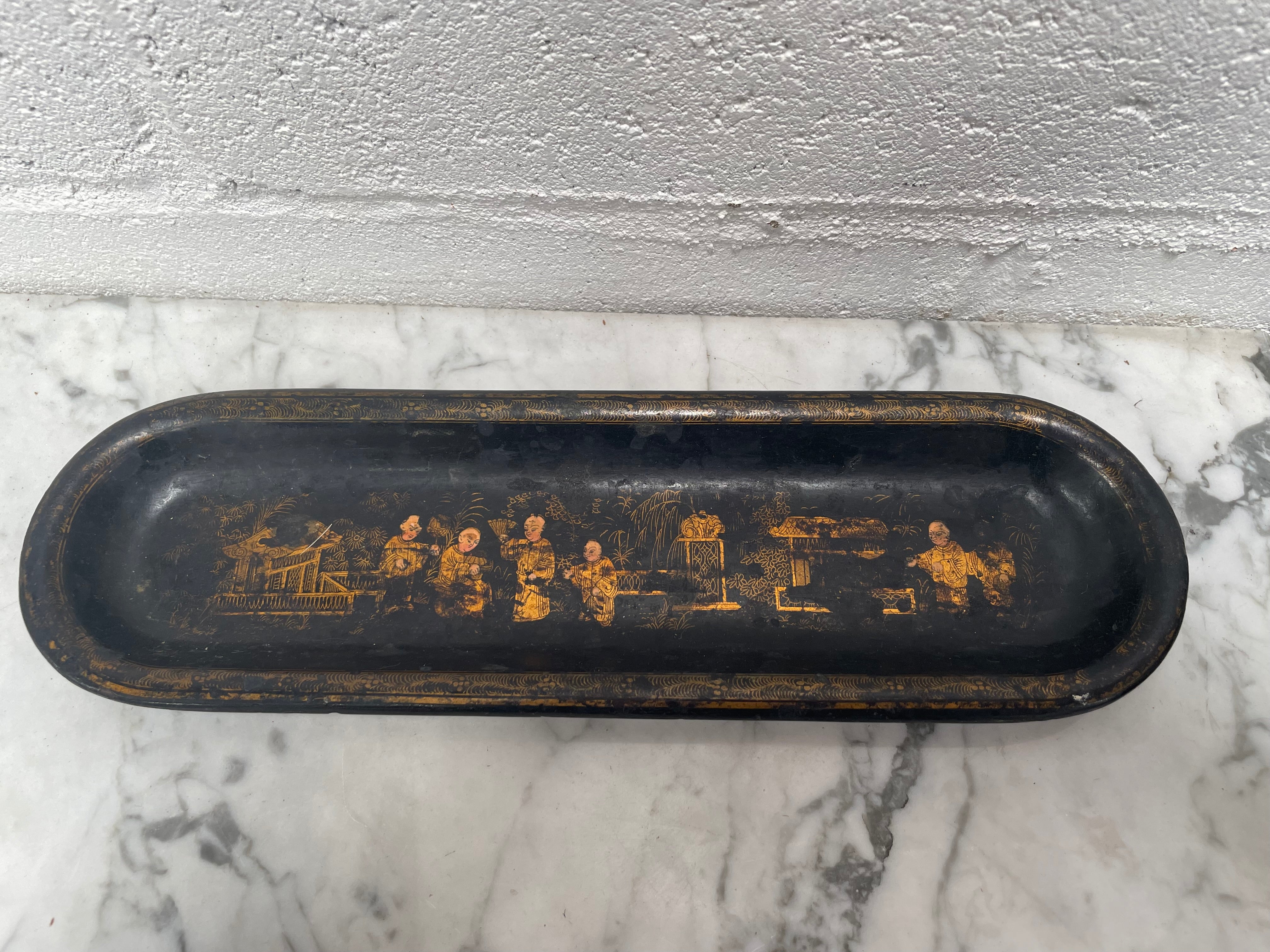 Antique Chinese Pen Tray