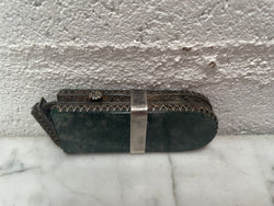Victorian Moss Agate & Silver Vesta Case | Antique & Vintage | Moonee Ponds Antiques | Australia Wide Delivery
