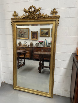 Louis 16th Style Giltwood Mantle / Floor Mirror | Antique & Vintage | Moonee Ponds Antiques | Australia Wide Delivery