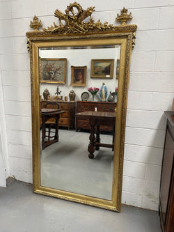 Louis 16th Style Giltwood Mantle / Floor Mirror | Antique & Vintage | Moonee Ponds Antiques | Australia Wide Delivery