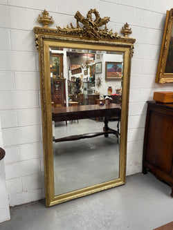 Louis 16th Style Giltwood Mantle / Floor Mirror | Antique & Vintage | Moonee Ponds Antiques | Australia Wide Delivery