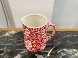 Burleigh Red Calico 1/4 Pint Jug | Antique & Vintage | Moonee Ponds Antiques | Australia Wide Delivery