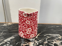 Burleigh Red Calico 1/4 Pint Jug | Antique & Vintage | Moonee Ponds Antiques | Australia Wide Delivery