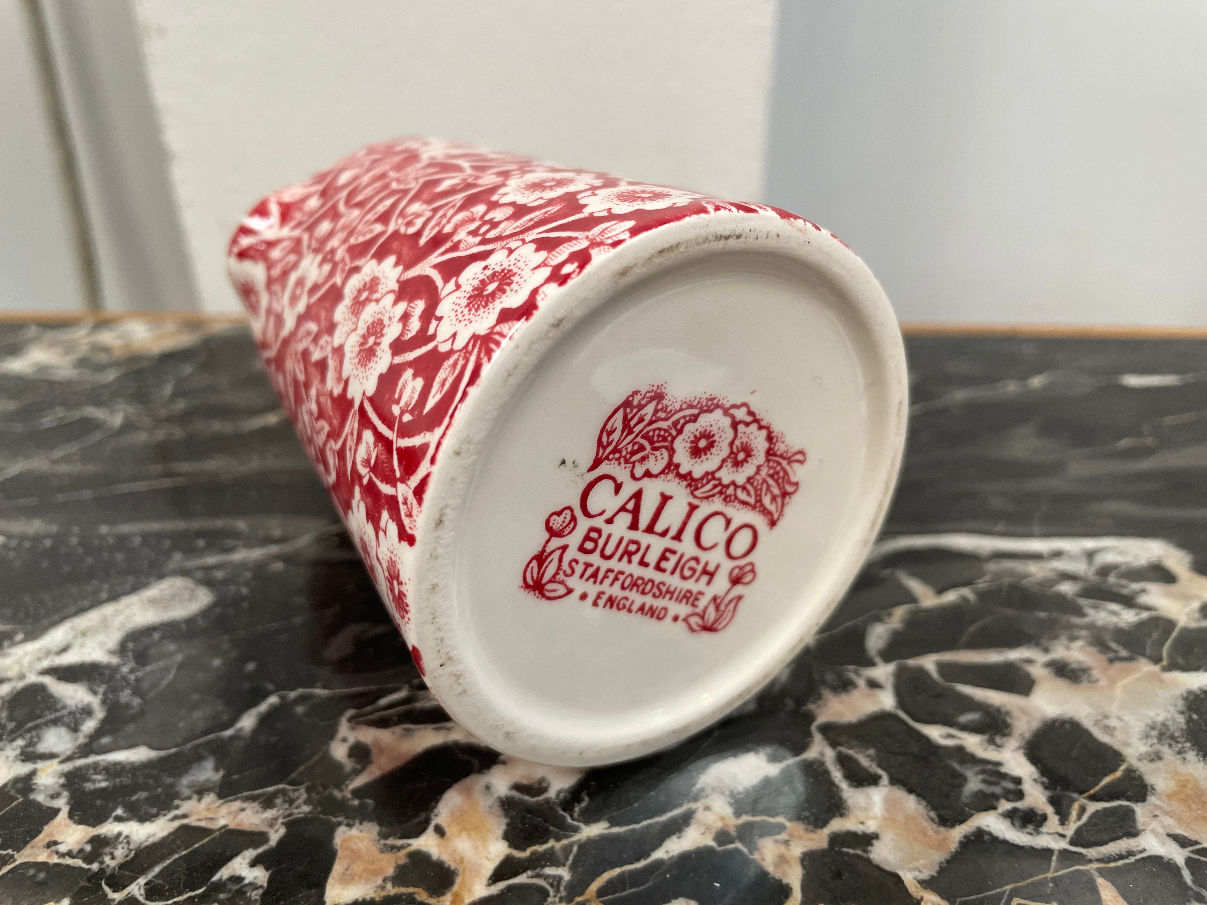 Burleigh Red Calico 1/4 Pint Jug