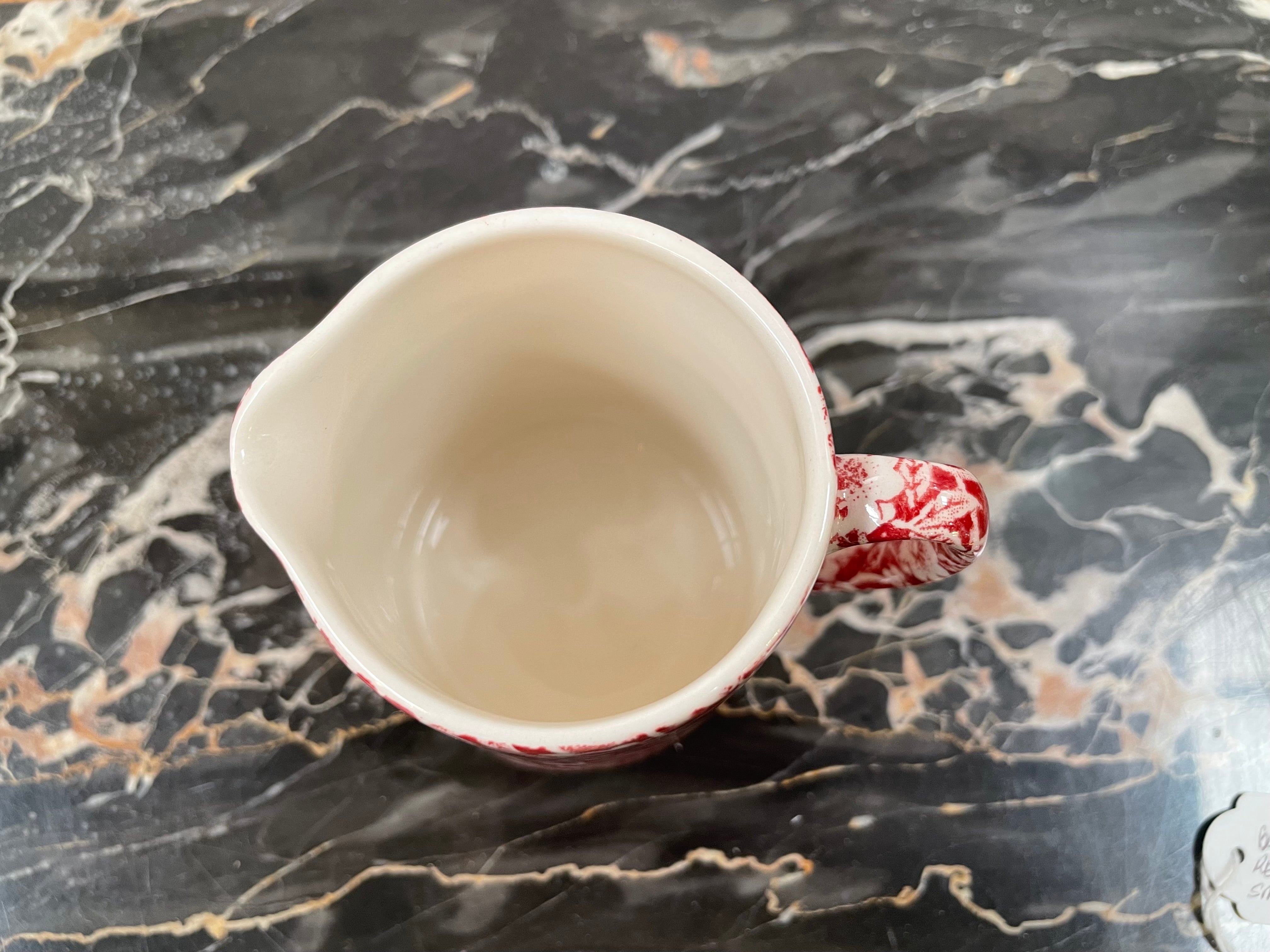 Burleigh Red Calico 1/4 Pint Jug