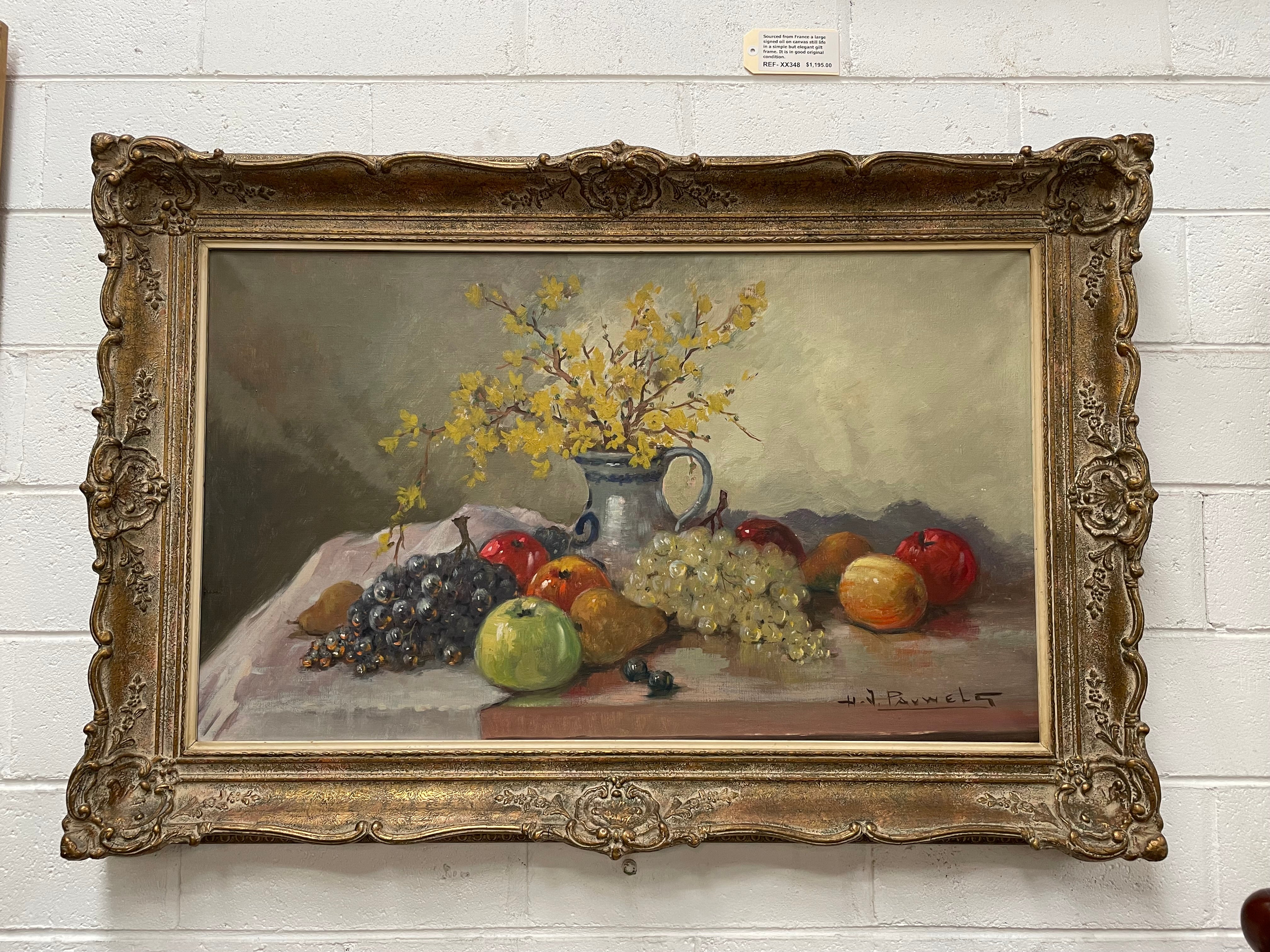 Beautifully Framed Oil on Canvas Still Life | Antique & Vintage | Moonee Ponds Antiques | Australia Wide Delivery