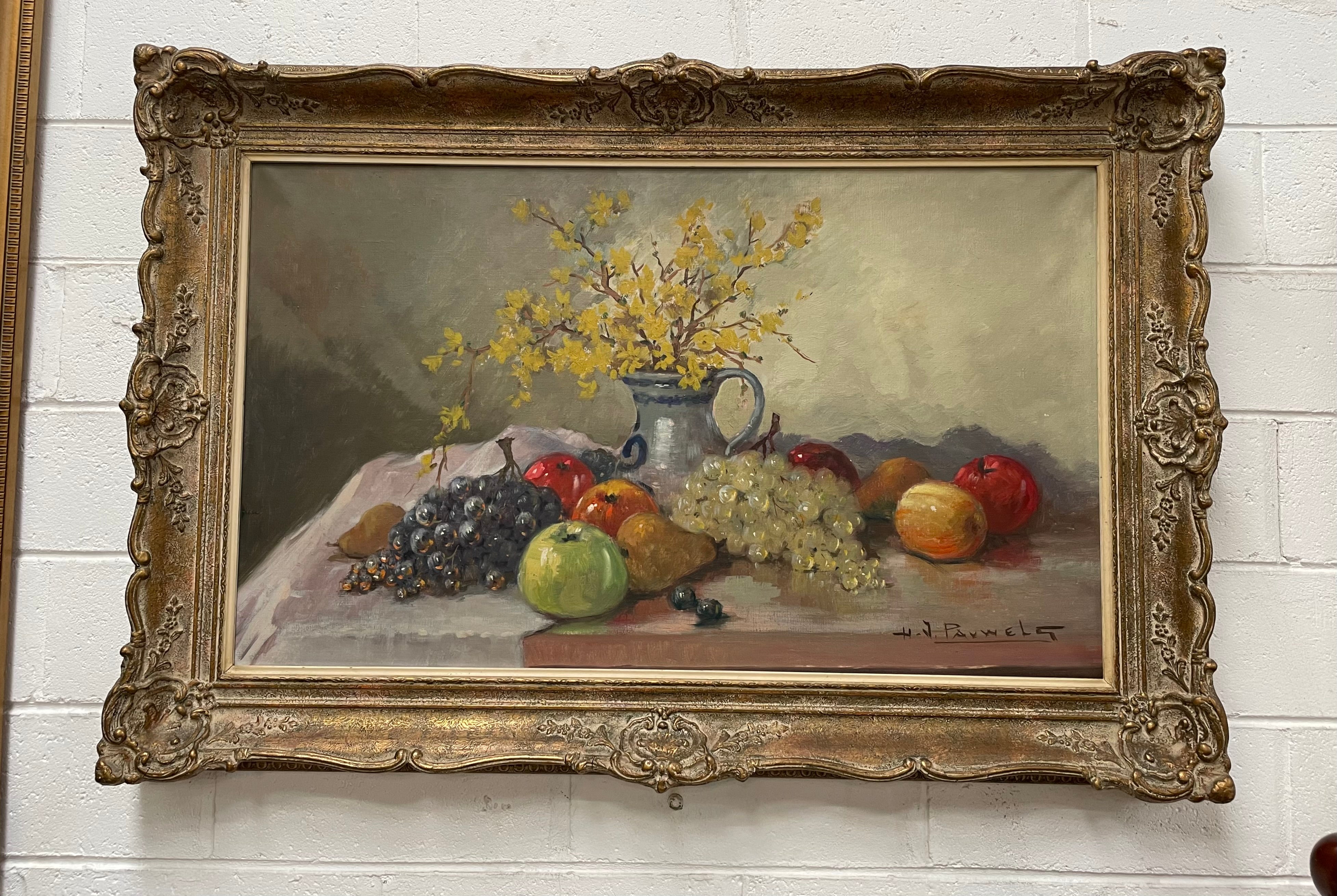 Beautifully Framed Oil on Canvas Still Life | Antique & Vintage | Moonee Ponds Antiques | Australia Wide Delivery