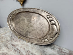 Large Antique English "Beldray" Arts & Crafts/Nouveau Silver Plated Tray | Antique & Vintage | Moonee Ponds Antiques | Australia Wide Delivery