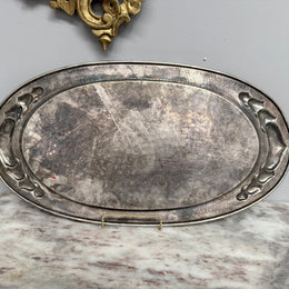 Large Antique English "Beldray" Arts & Crafts/Nouveau Silver Plated Tray