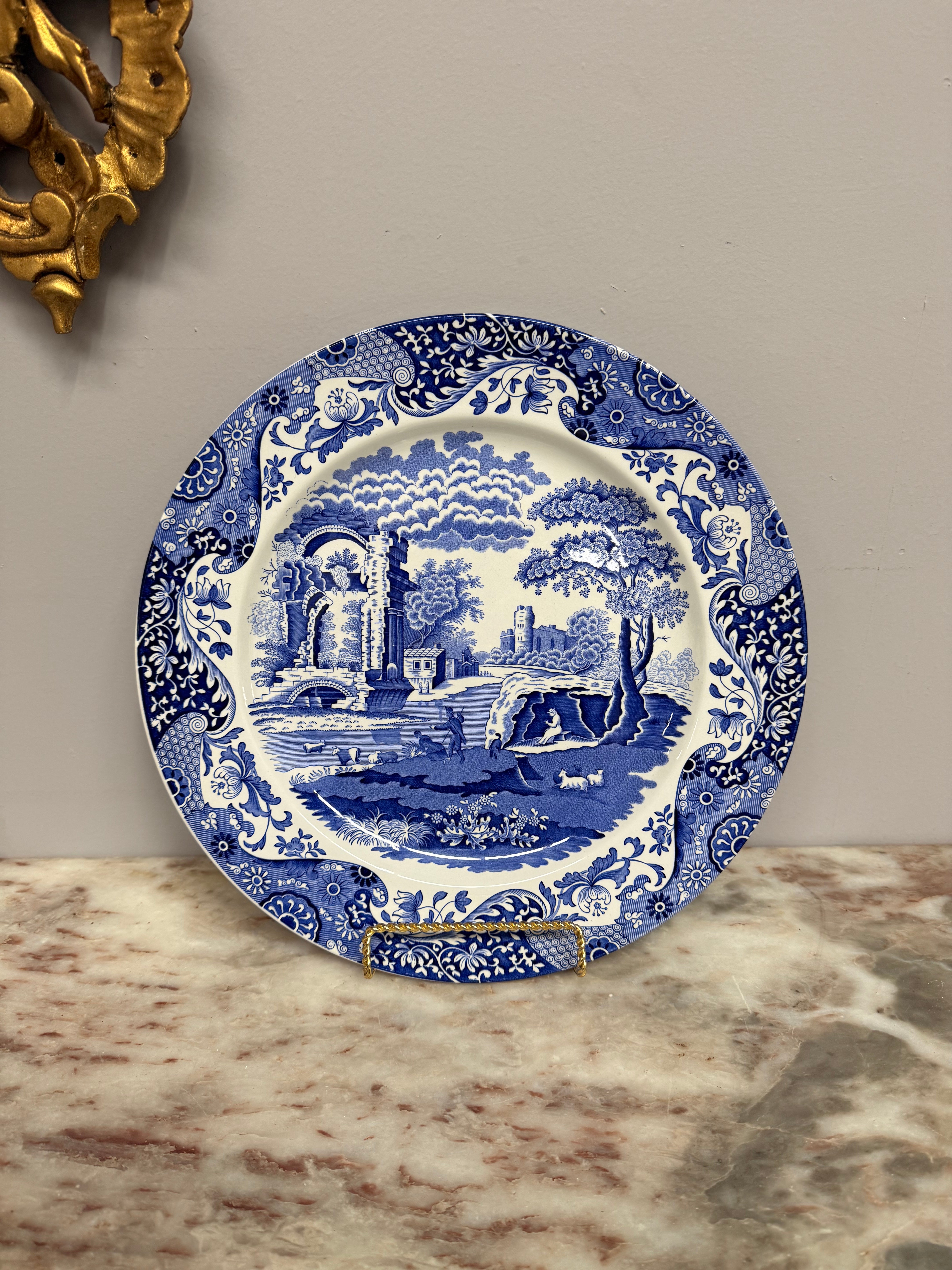 Vintage Spode Italian Scene Large Charger Plate