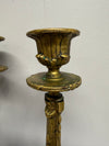 Antique Pair French Rococo/Baroque Style 19th Century Brass Candlesticks | Antique & Vintage | Moonee Ponds Antiques | Australia Wide Delivery