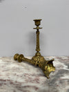 Antique Pair French Rococo/Baroque Style 19th Century Brass Candlesticks | Antique & Vintage | Moonee Ponds Antiques | Australia Wide Delivery