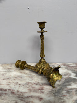 Antique Pair French Rococo/Baroque Style 19th Century Brass Candlesticks | Antique & Vintage | Moonee Ponds Antiques | Australia Wide Delivery