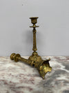Antique Pair French Rococo/Baroque Style 19th Century Brass Candlesticks | Antique & Vintage | Moonee Ponds Antiques | Australia Wide Delivery