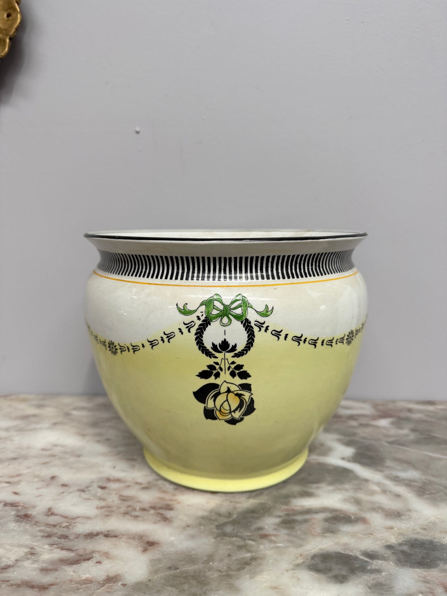 Antique Shelley Art Deco Chine Jardinière