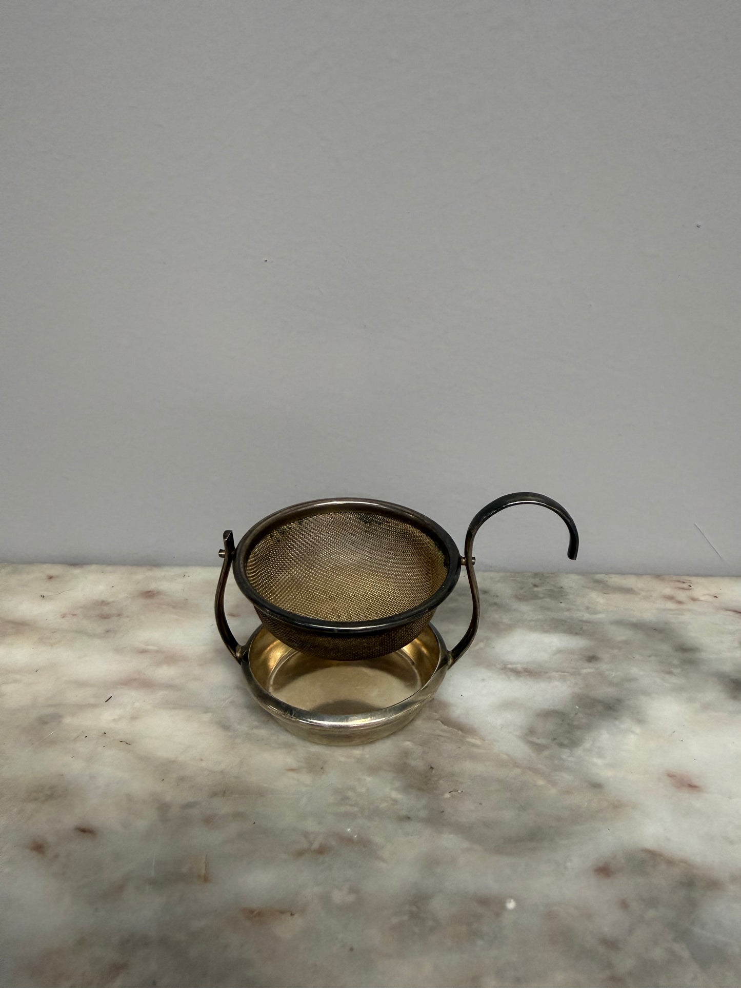 Vintage Silver Plated Tea Strainer