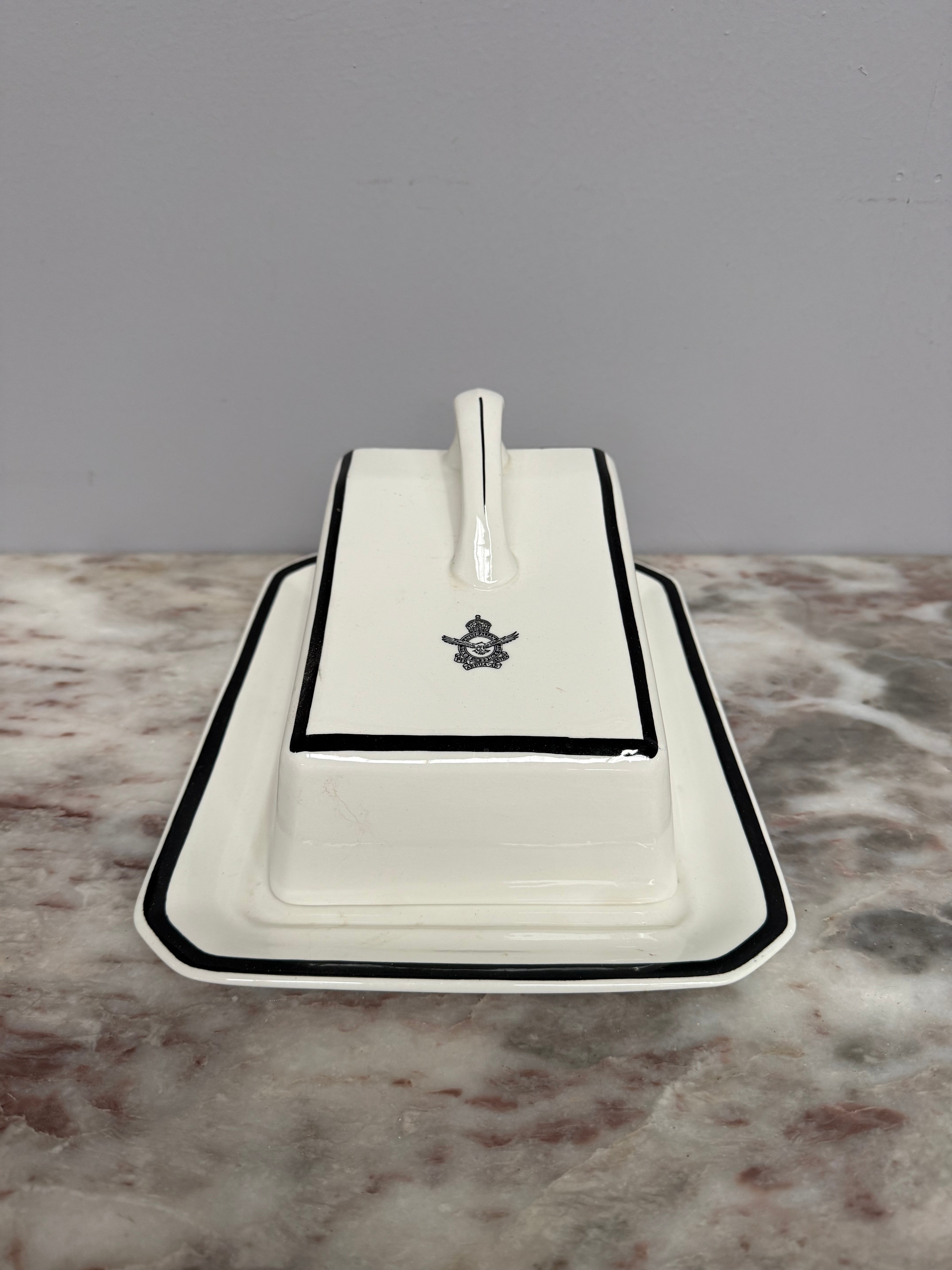 Vintage Royal Australian Air Force Cheese Dish & Cover