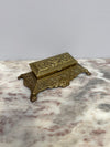 Vintage French Ornate Brass Stamp Box/Desk Organiser | Antique & Vintage | Moonee Ponds Antiques | Australia Wide Delivery