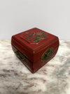 Vintage Chinese Red Lacquer Painters Trinket Box | Antique & Vintage | Moonee Ponds Antiques | Australia Wide Delivery