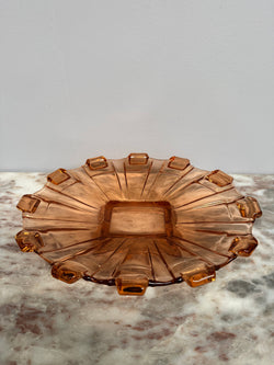 Vintage Art Deco Glass Bowl Moonee Ponds Antiques