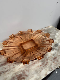 Vintage Art Deco Glass Bowl Moonee Ponds Antiques