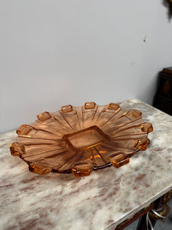 Vintage Art Deco Glass Bowl Moonee Ponds Antiques