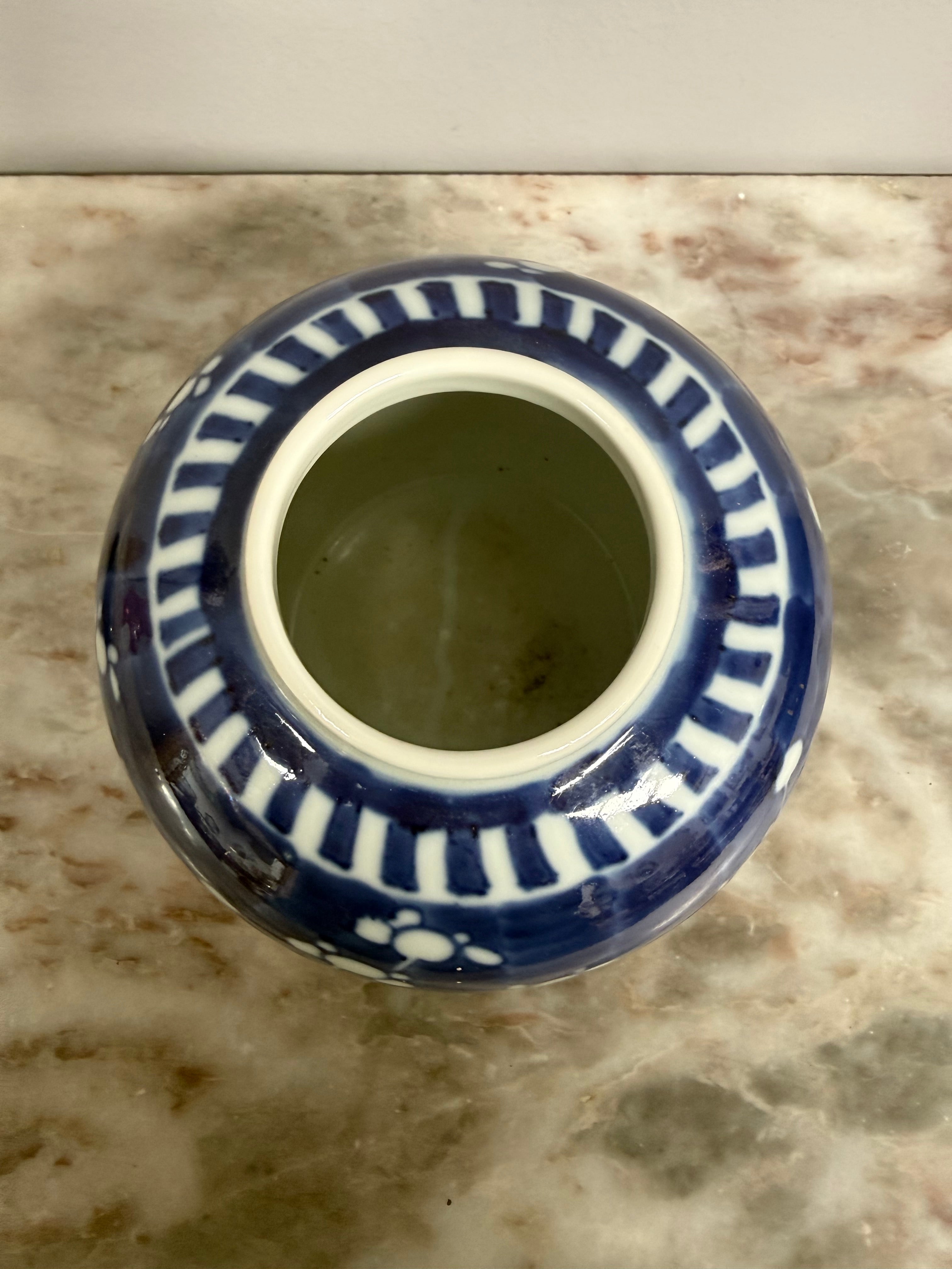 Vintage Blue & White Prunes Ginger Jar | Antique & Vintage | Moonee Ponds Antiques | Australia Wide Delivery