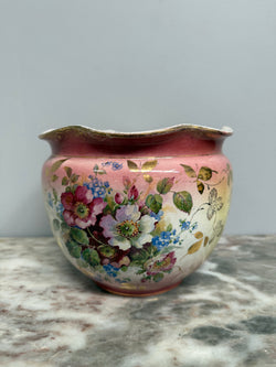 English Floral Jardiniere.  " As Is " Moonee Ponds Antiques