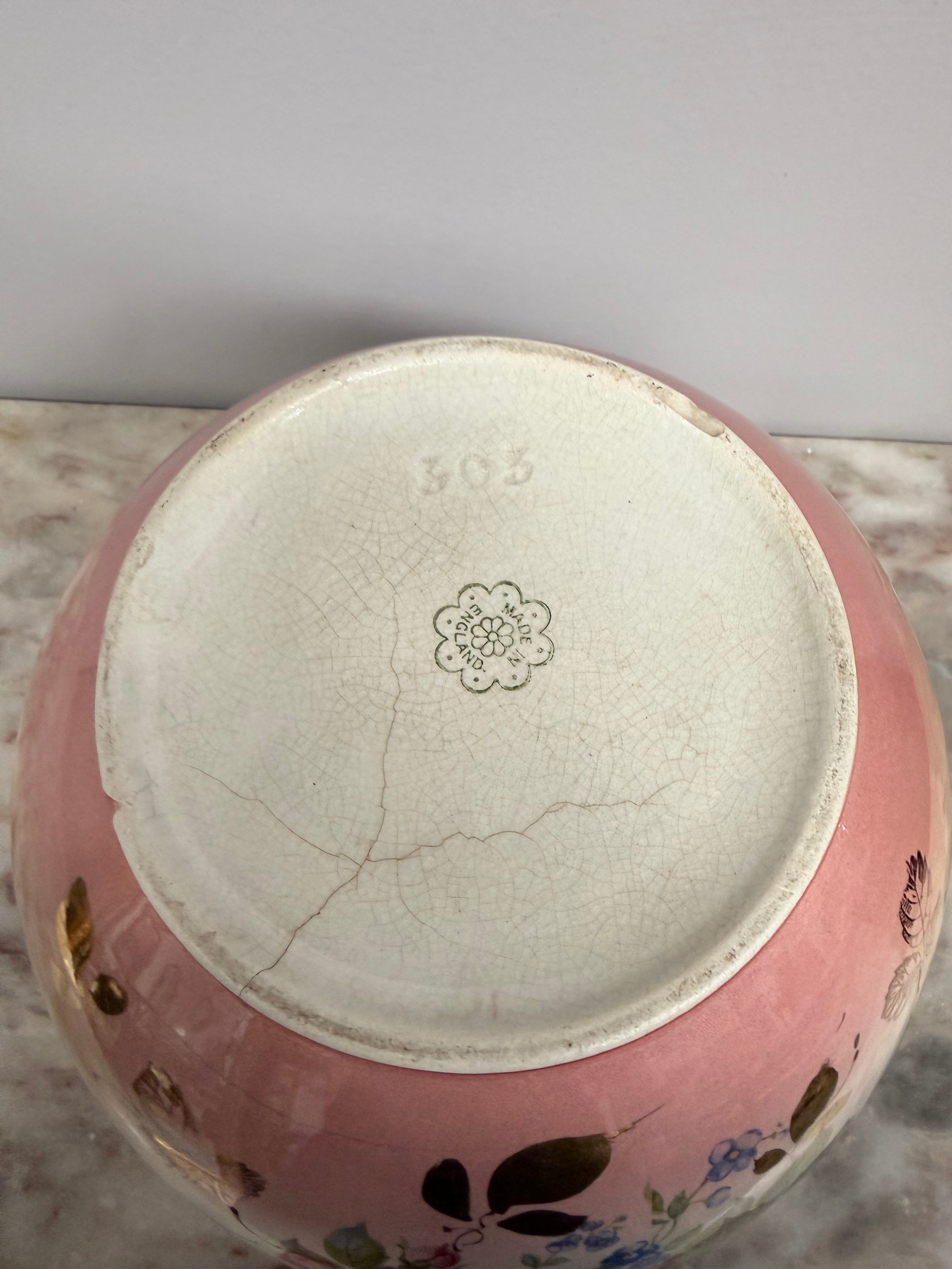 English Floral Jardiniere. " As Is " | Antique & Vintage | Moonee Ponds Antiques | Australia Wide Delivery