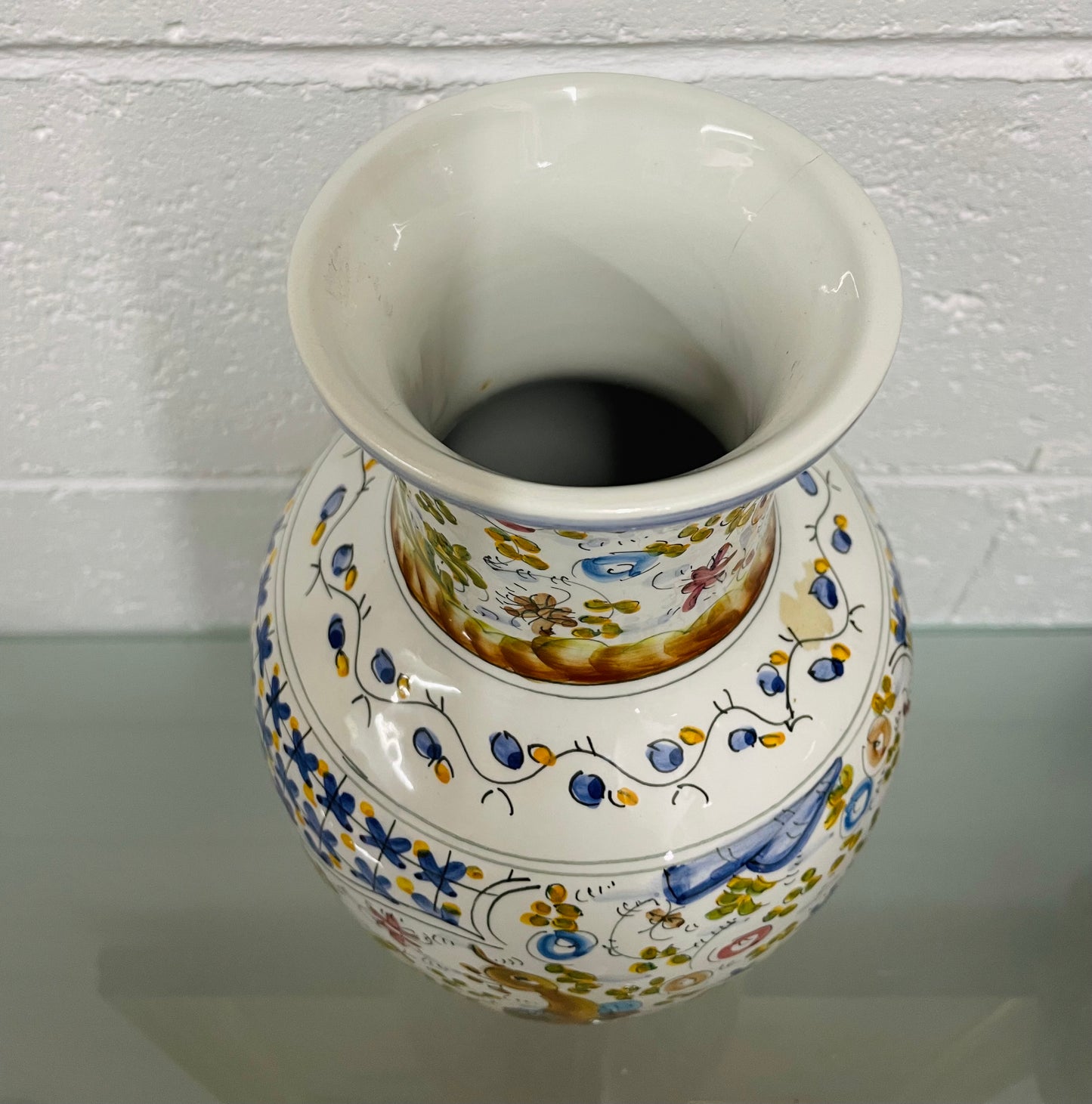 Vintage Hand Painted Portugal Vase