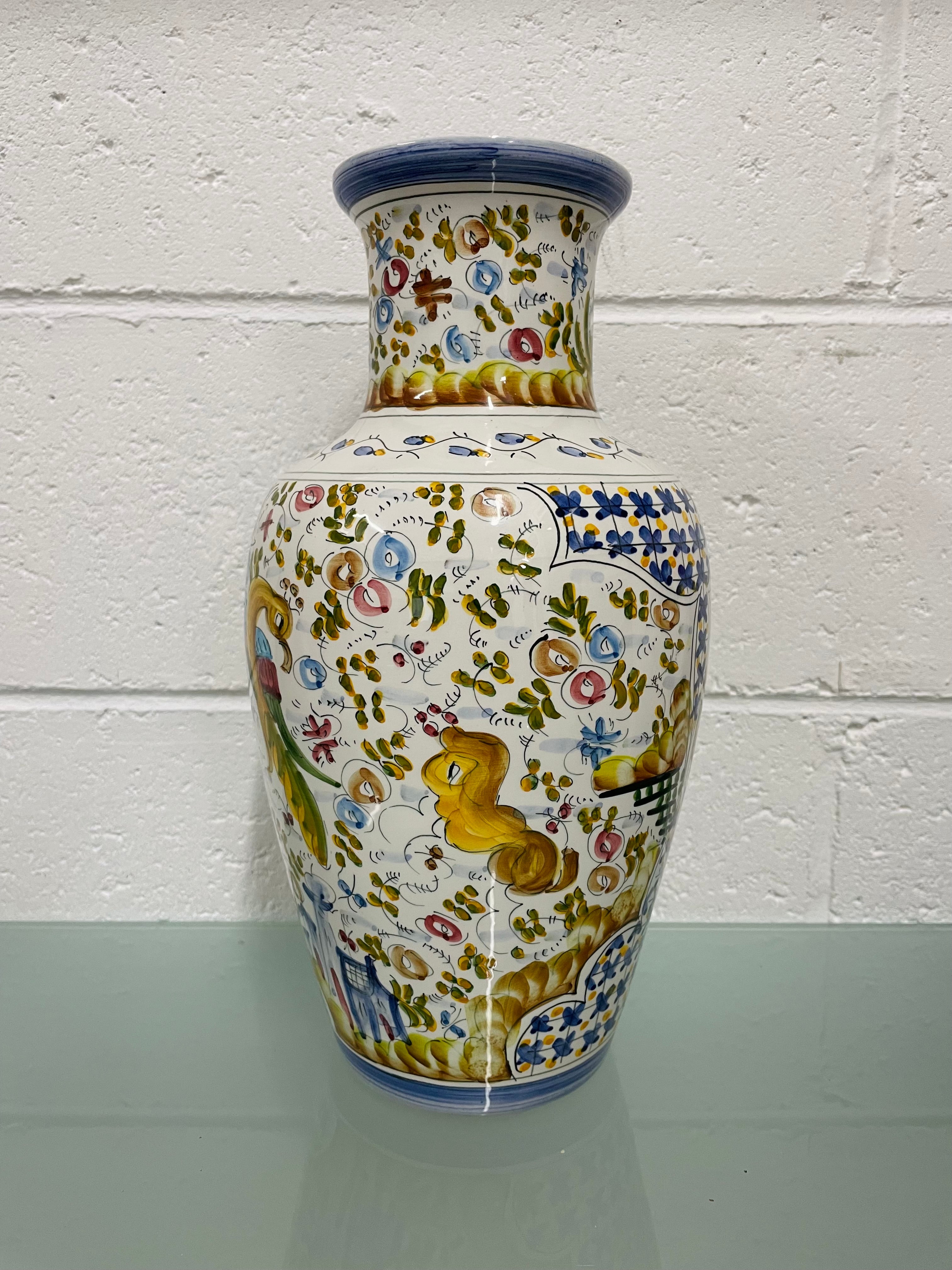 Vintage Hand Painted Portugal Vase | Antique & Vintage | Moonee Ponds Antiques | Australia Wide Delivery