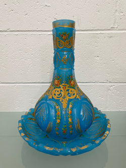 Victorian Hand Gilded & Beveled Opaline Glass | Antique & Vintage | Moonee Ponds Antiques | Australia Wide Delivery
