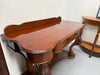 Victorian Mahogany Side Table With Carved Front Legs | Antique & Vintage | Moonee Ponds Antiques | Australia Wide Delivery