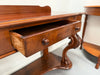 Victorian Mahogany Side Table With Carved Front Legs | Antique & Vintage | Moonee Ponds Antiques | Australia Wide Delivery