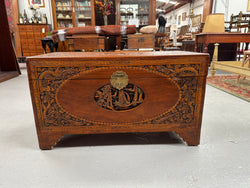 Vintage Carved Camphorwood Chest Circa: 1930's | Antique & Vintage | Moonee Ponds Antiques | Australia Wide Delivery