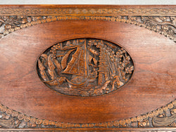 Vintage Carved Camphorwood Chest Circa: 1930's | Antique & Vintage | Moonee Ponds Antiques | Australia Wide Delivery