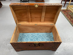 Vintage Carved Camphorwood Chest Circa: 1930's | Antique & Vintage | Moonee Ponds Antiques | Australia Wide Delivery