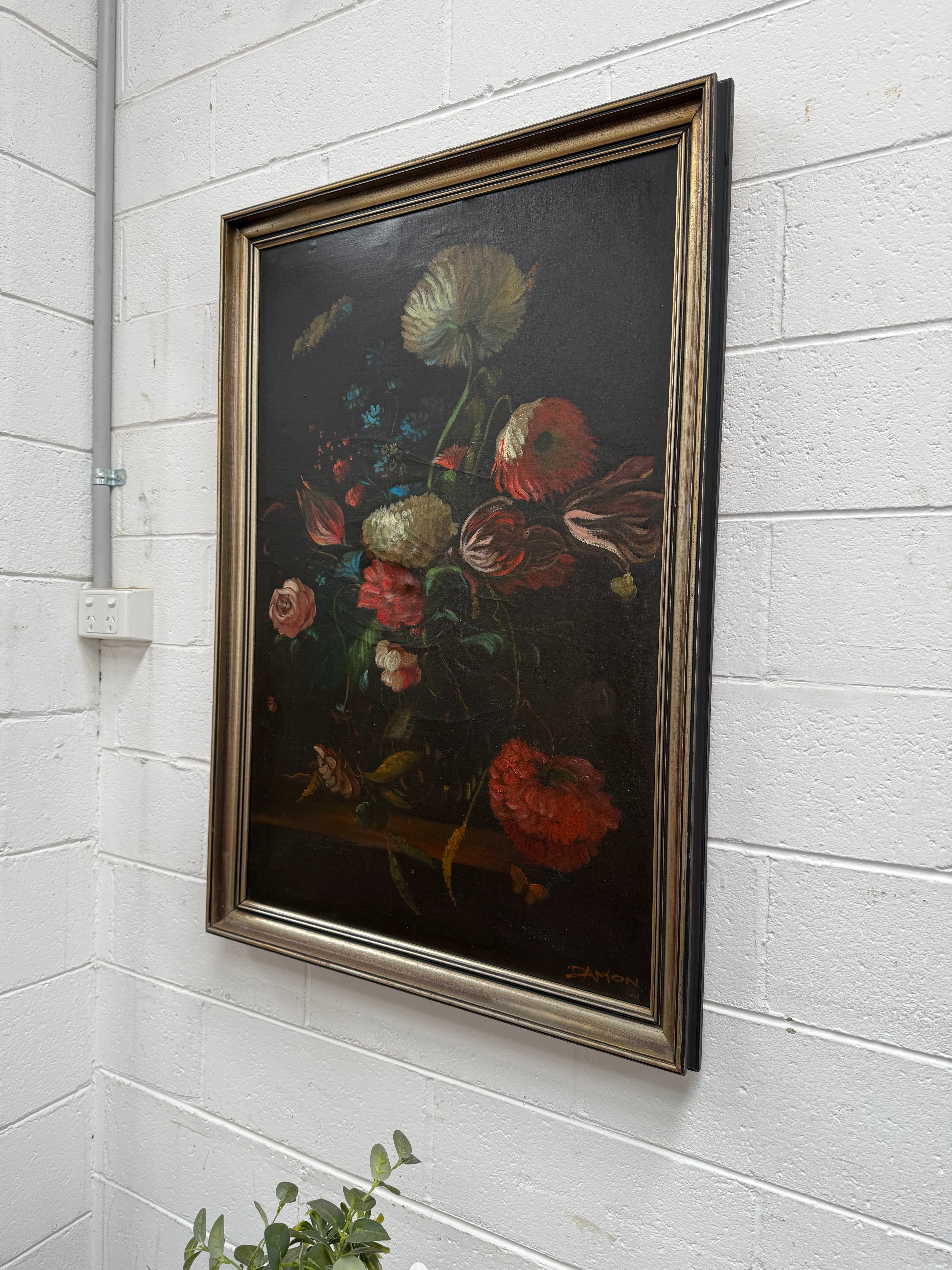 Beautiful Dutch Style Floral Oil Painting | Antique & Vintage | Moonee Ponds Antiques | Australia Wide