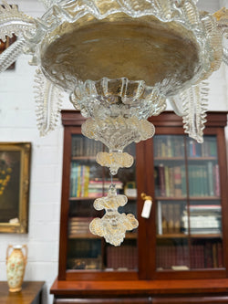 Magnificent Champagne Italian Murano Chandelier | Antique & Vintage | Moonee Ponds Antiques | Australia Wide Delivery