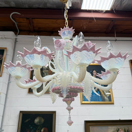 A Rare Mid Century Murano Chandelier