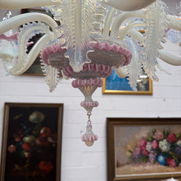 A Rare Mid Century Murano Chandelier