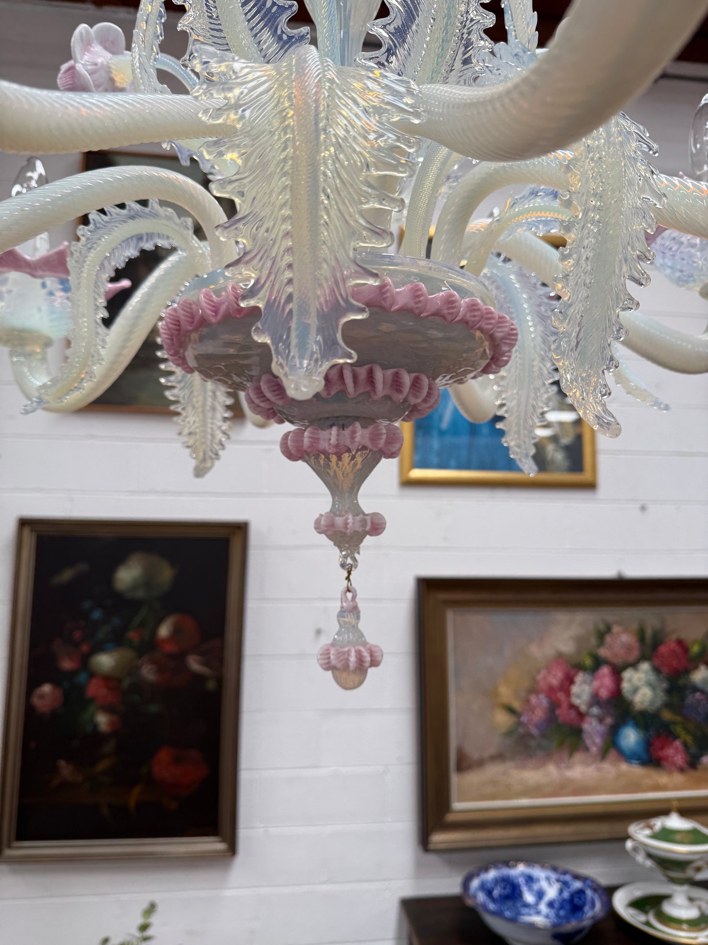 A Rare Mid Century Murano Chandelier