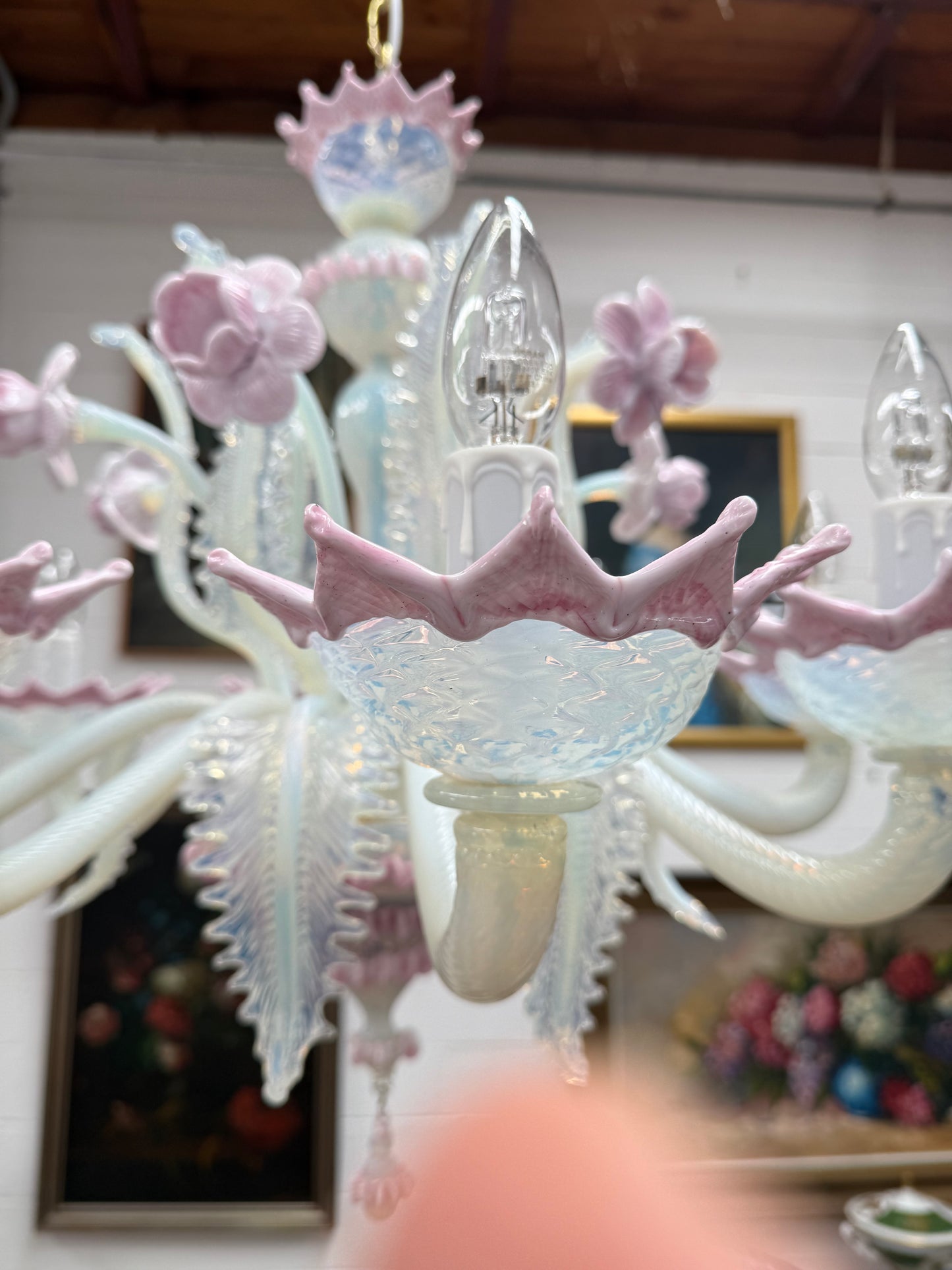 A Rare Mid Century Murano Chandelier