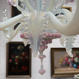 A Rare Mid Century Murano Chandelier