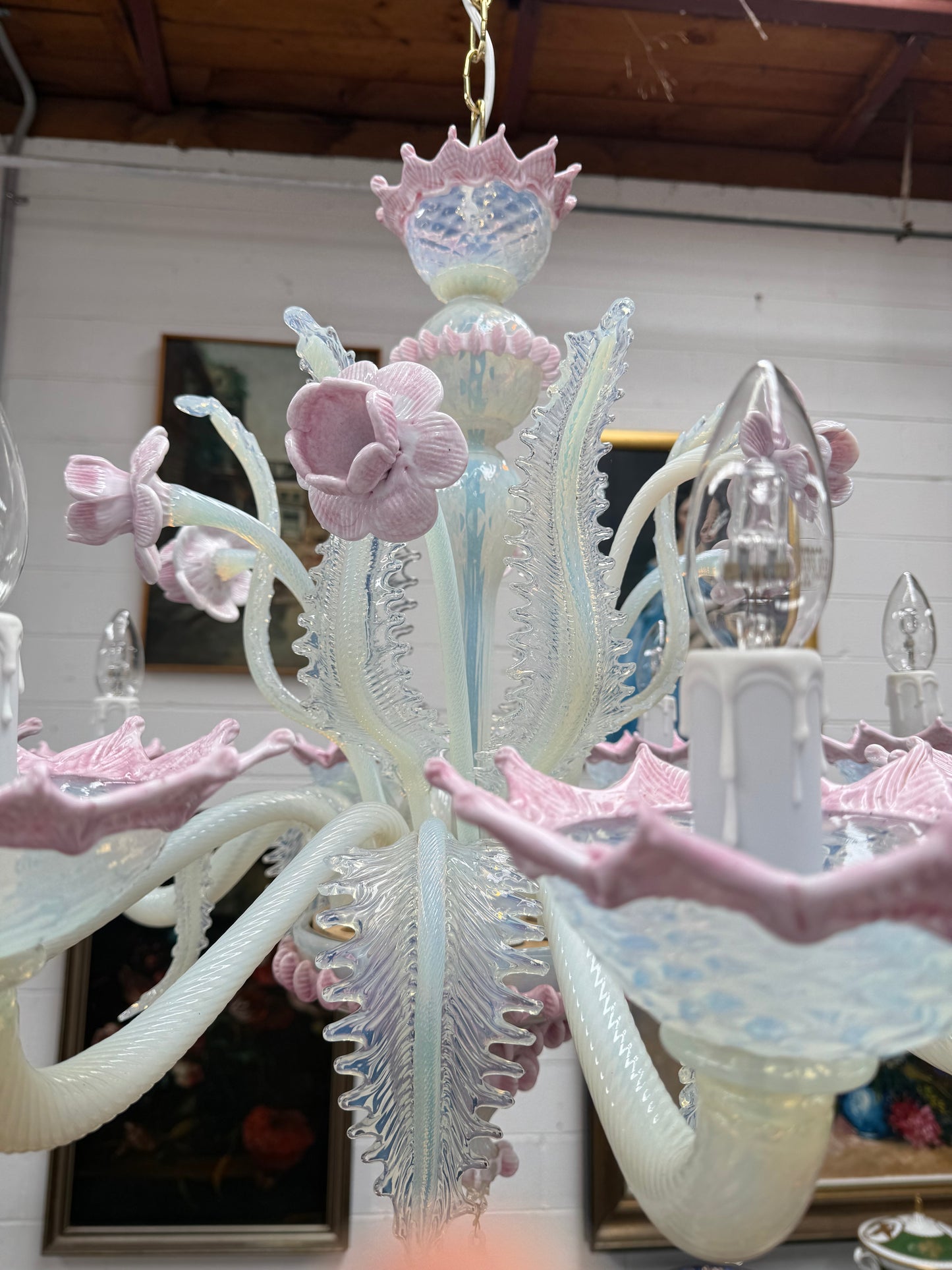 A Rare Mid Century Murano Chandelier