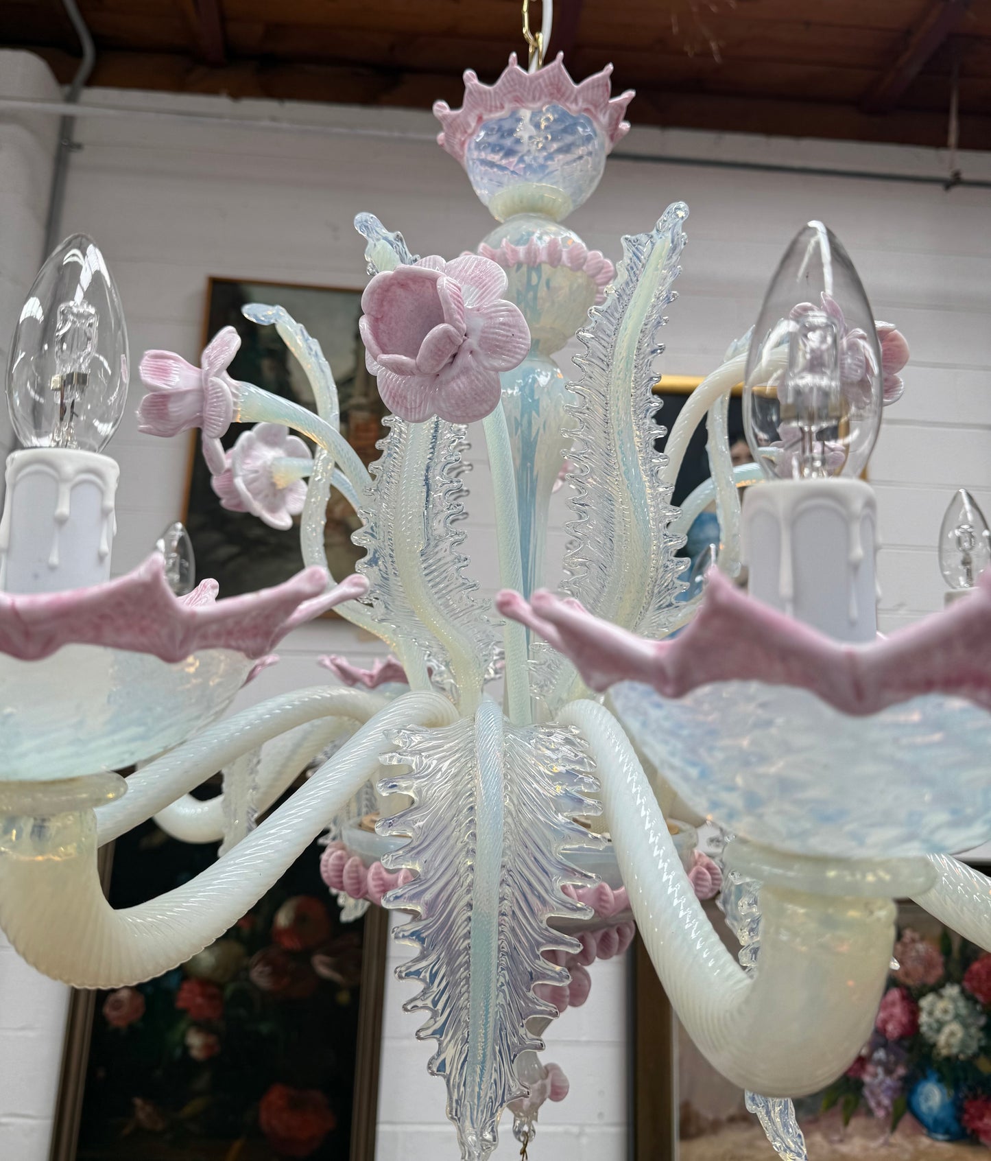 A Rare Mid Century Murano Chandelier