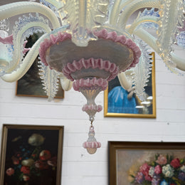 A Rare Mid Century Murano Chandelier