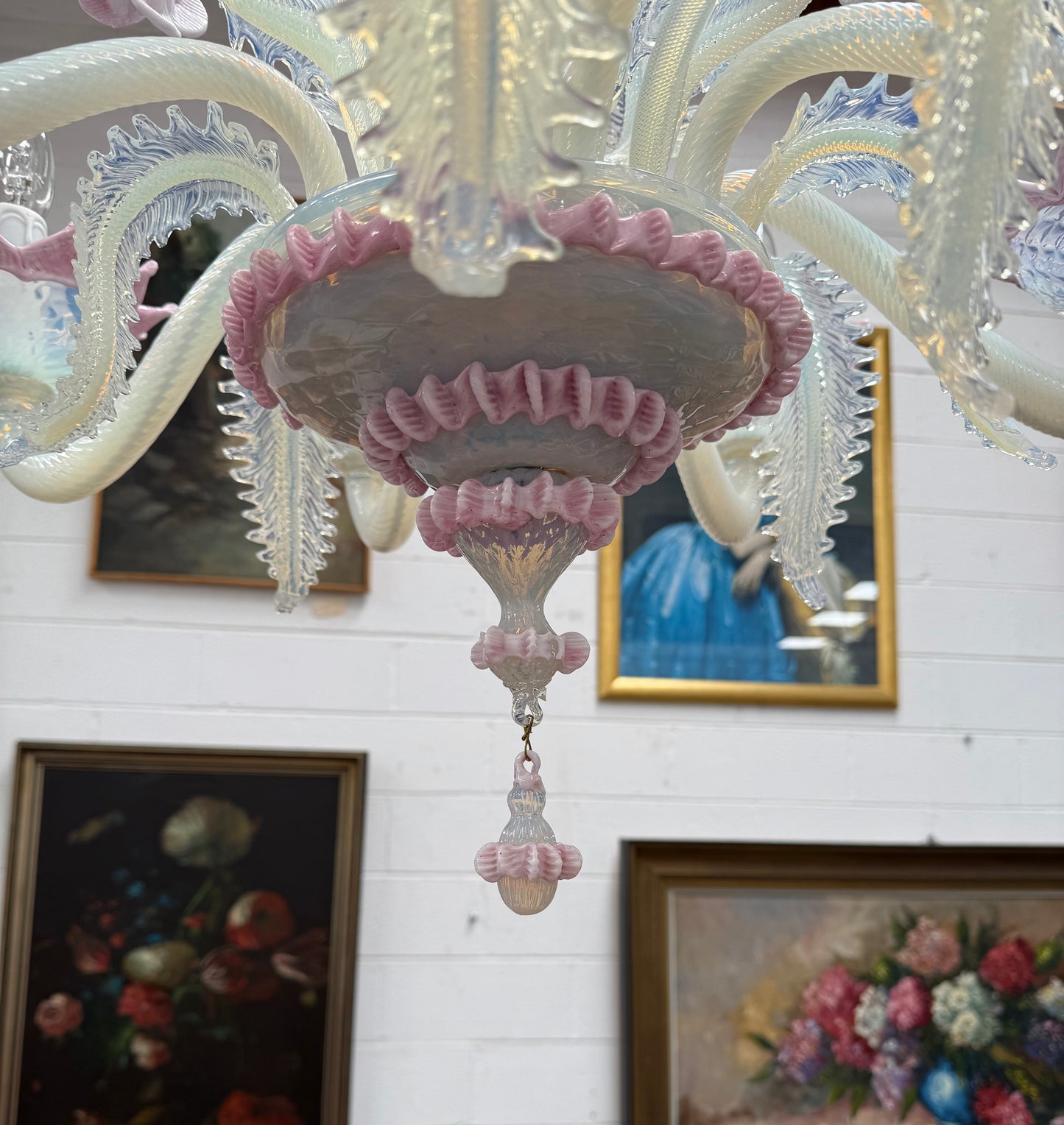 A Rare Mid Century Murano Chandelier