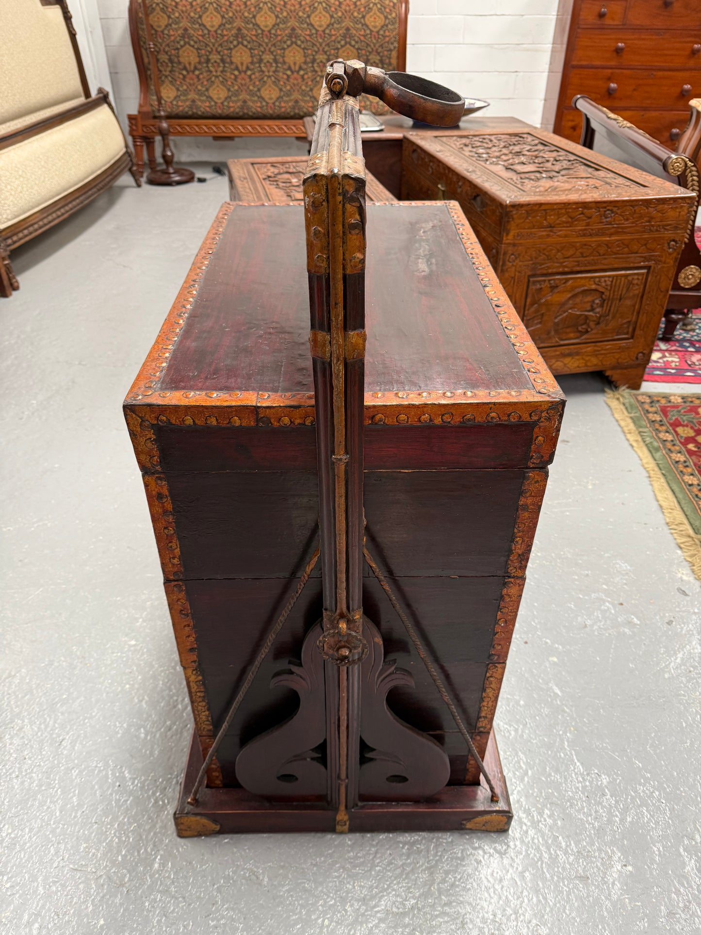 Antique Chinese Wedding Dowry Marraige Chest