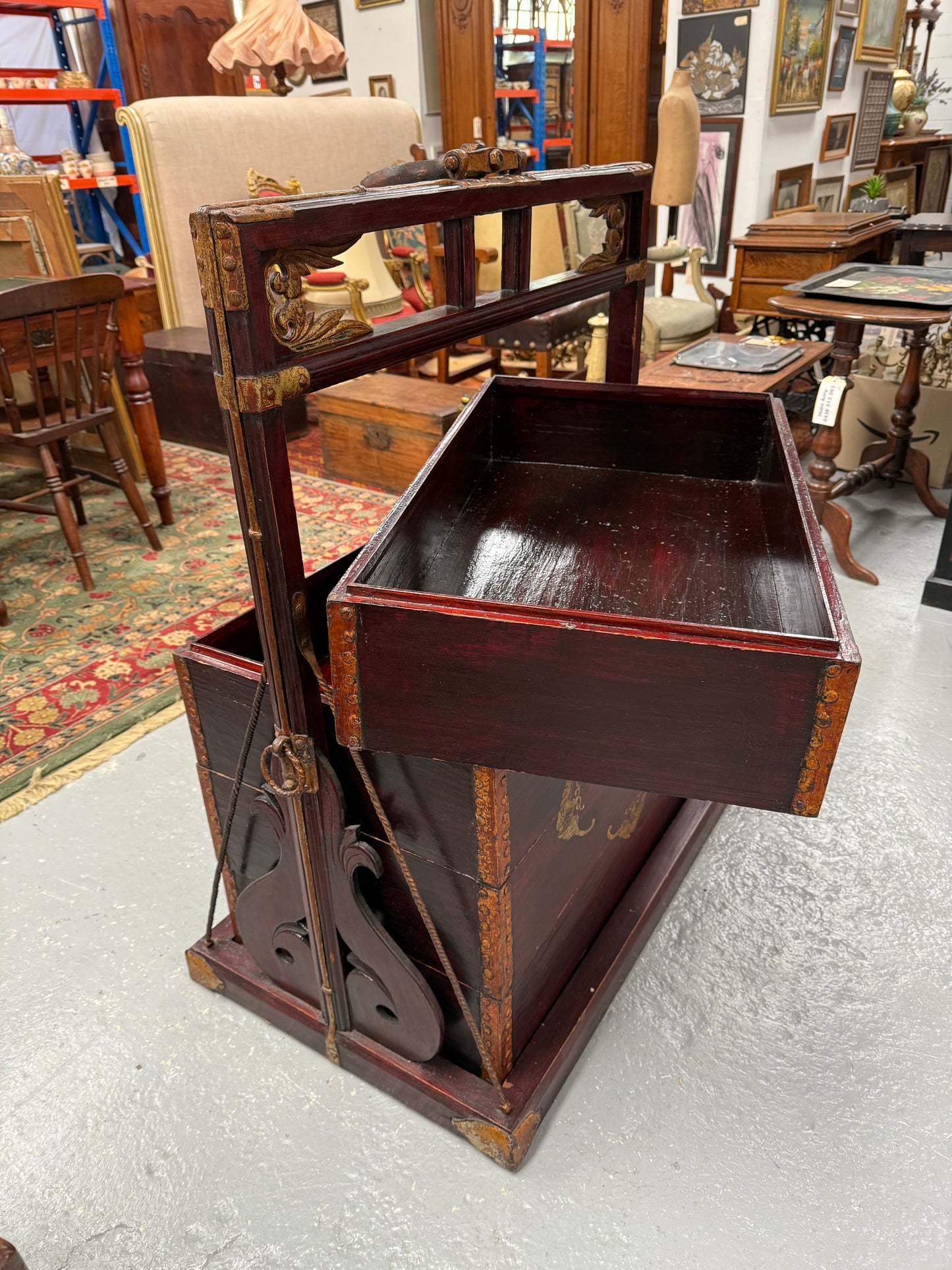 Antique Chinese Wedding Dowry Marraige Chest